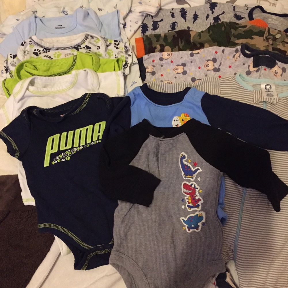 3-6 month baby boy clothing lot 20 pieces bundle